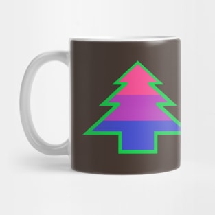 Bisexual/Biromantic Pride: Christmas Tree Mug